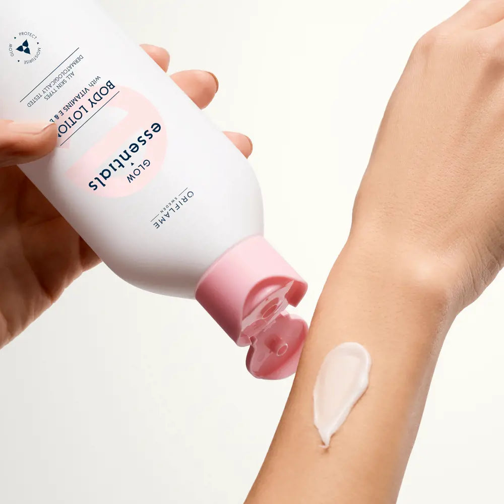 Glow Essentials Body Lotion with Vitamins E & B3